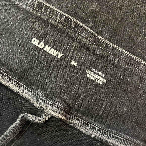 Old Navy Size 24 Weekender Pull-On Cropped Wide Leg Jeans - Picture 8 of 8